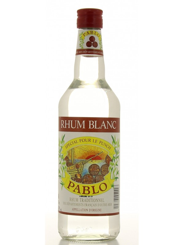 Rhum Blanc Pablo 40° 70CL pas cher