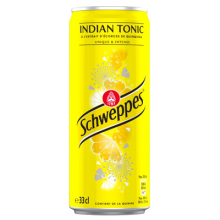 SCHWEPPES INDIAN TONIC BOITE CANETTE 33CL X24