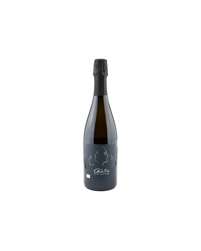 LES QUATRE VDF BRUT NATURE 75CL