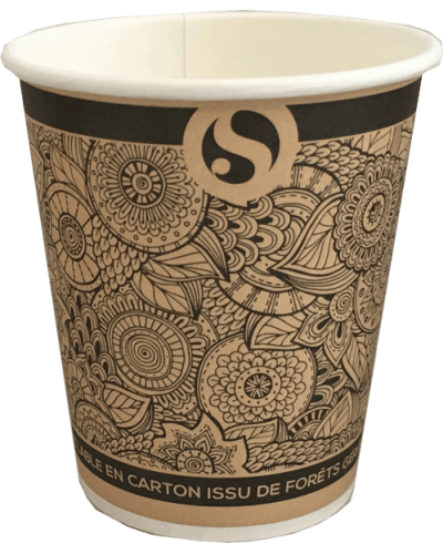 Gobelets en carton Vending  10 Oz - (28 Cl) x 60/paquet