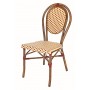 Chaise Paris Bamboo bordeaux