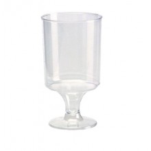 Verre a pied cristal 85ml x 20/paquet