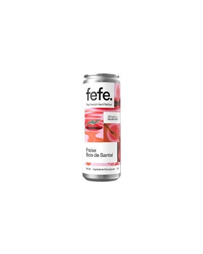 FEFE FRAISE SANTAL 5° 33CL X24