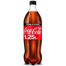 COCA SANS SUCRES MAXI PET 1.25L X12