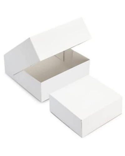 Boîte à Pâtisserie Blanche  l20 × l20 × h8 cm x50