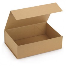 Boîte en Carton Kraft Fermeture Aimantée 265*275*68MM X5